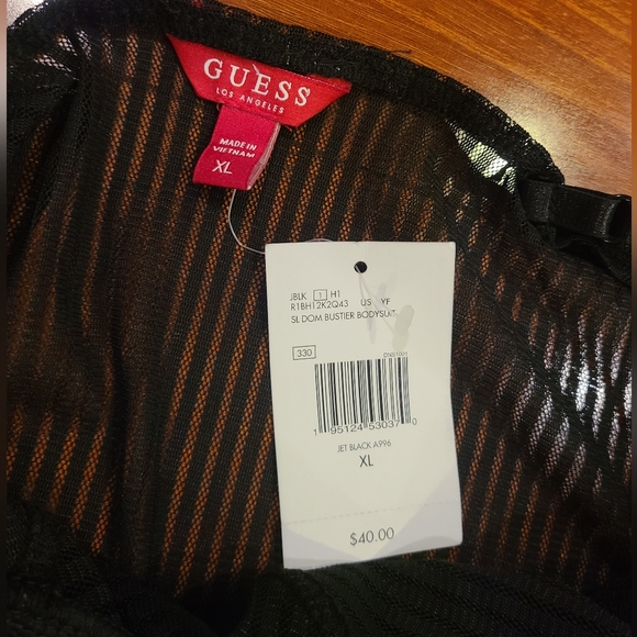 Guess Bodysuit Thong See Through Size XL - Picture 4 of 6